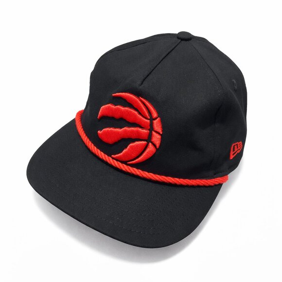 New Era Other - NEW ERA Toronto Raptors Cap Hat NBA 2010s Rope Snap Back Black Red Mens One Size
